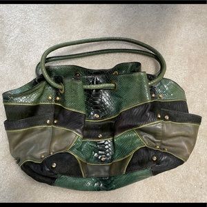Cole Haan Green Leather Bag